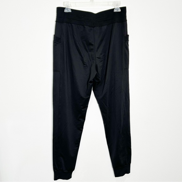 32 Degrees Pants - 32 Degree Heat Black Jogger Pants Wide Waistband Banded Ankles Pockets NWOT